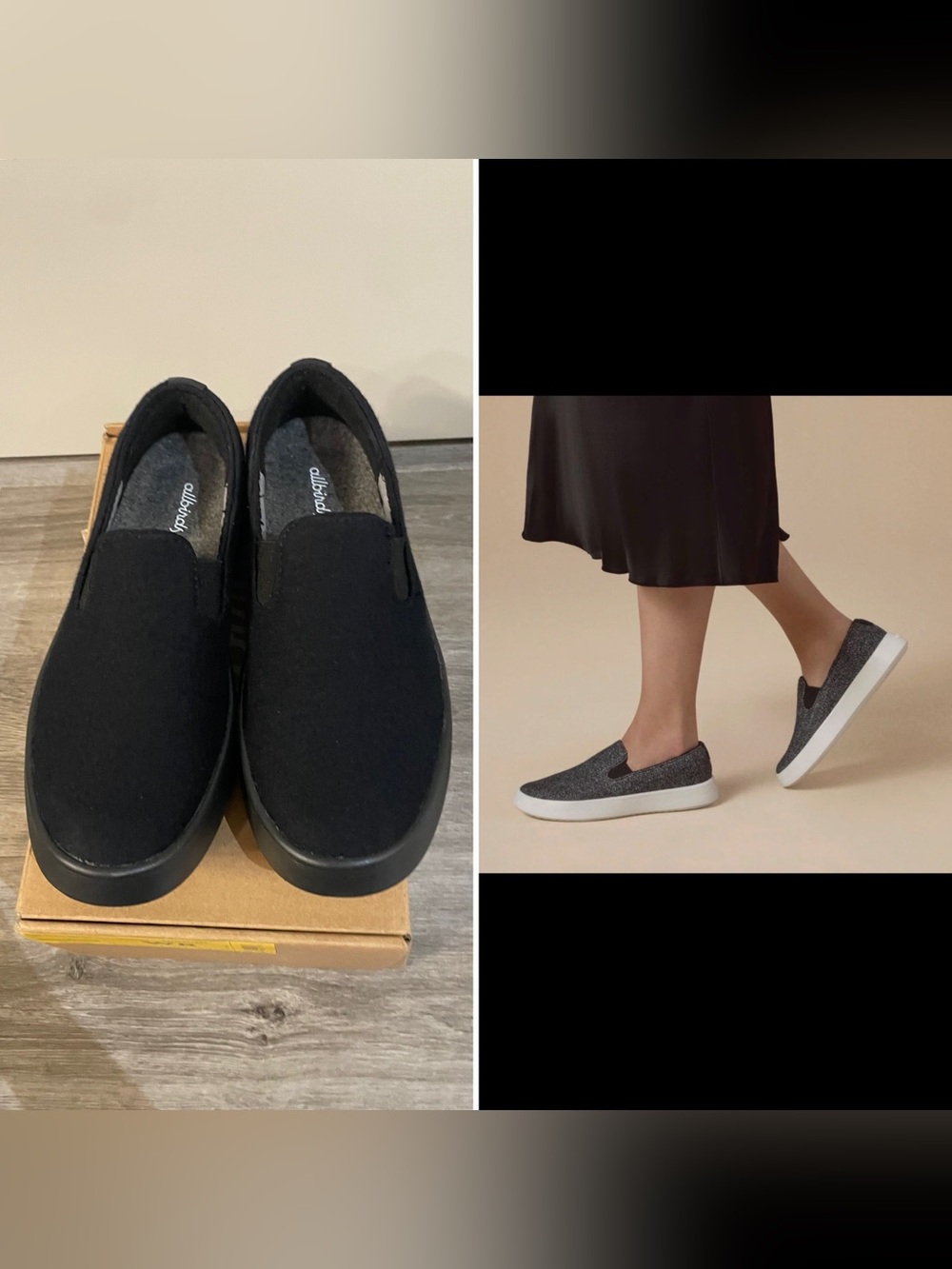 $100 Allbirds wool cruiser slip on size 8